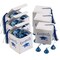 Graduation Favor Boxes with Blue Tassel & Blue Hershey’s Kisses Kit for 25